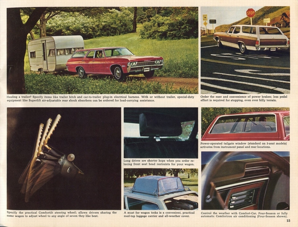 1968 Chevrolet Wagons Brochure Page 15